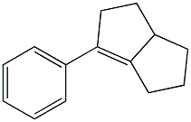 2,3,3a,4,5,6-Hexahydro-1-phenylpentalene Struktur