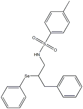 N-[2-(Phenylseleno)-3-phenylpropyl]-4-methylbenzenesulfonamide Struktur