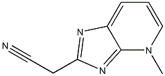 [4-Methyl-4H-imidazo[4,5-b]pyridin-2-yl]acetonitrile Struktur