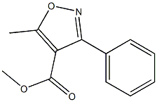 3-Phenyl-5-methylisoxazole-4-carboxylic acid methyl ester Struktur