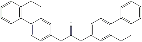 [(9,10-Dihydrophenanthren)-2-yl](methyl) ketone Struktur