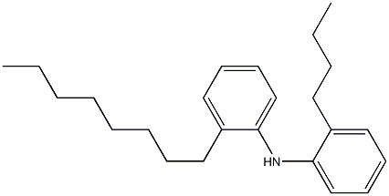 2-Butyl-N-(2-octylphenyl)aniline Struktur