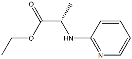 N-(2-Pyridyl)alanine ethyl ester Struktur