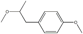 4-(2-Methoxypropyl)anisole Struktur