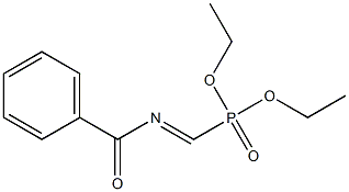 (N-Benzoyliminomethyl)phosphonic acid diethyl ester Struktur