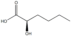 (2R)-2-Hydroxyhexanoic acid Struktur