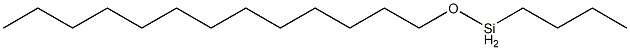 Butyl(tridecyloxy)silane Struktur