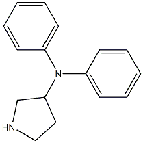 3-Diphenylaminopyrrolidine Struktur