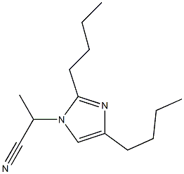 2,4-Dibutyl-1-(1-cyanoethyl)-1H-imidazole Struktur