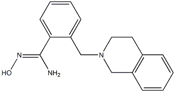 2-[(1,2,3,4-Tetrahydroisoquinolin)-2-ylmethyl]benzamide oxime Struktur