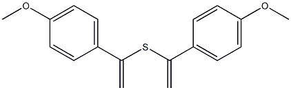 4-Methoxyphenylvinyl sulfide Struktur