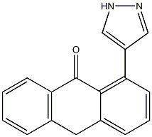 1-(1H-Pyrazol-4-yl)anthrone Struktur