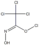 Trichloroacetohydroximic acid 1-chloride Struktur