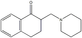 2-(Piperidinomethyl)tetralin-1-one Struktur