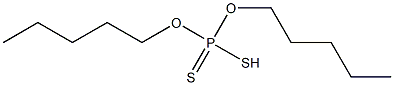 Dithiophosphoric acid O,O-dipentyl ester Struktur