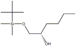 (2S)-1-[(tert-Butyldimethylsilyl)oxy]hexan-2-ol Struktur