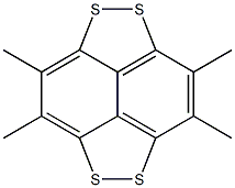 1,8:4,5-Bisepidithio-2,3,6,7-tetramethylnaphthalene Struktur