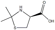 (S)-2,2-Dimethyl-4-thiazolidinecarboxylic acid Struktur