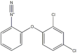 2-(2,4-Dichlorophenoxy)benzenediazonium Struktur