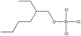 1-(Trichlorosilyloxy)-2-ethylhexane Struktur