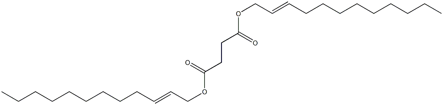 Succinic acid di(2-dodecenyl) ester Struktur