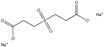 3,3'-Sulfonyldipropionic acid disodium salt Struktur