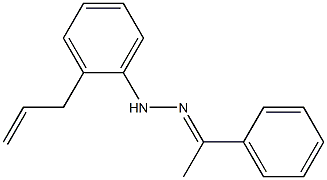 (E)-Acetophenone (2-allylphenyl)hydrazone Struktur