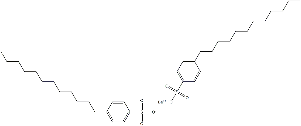 Bis(4-dodecylbenzenesulfonic acid)barium salt Struktur