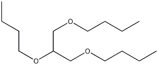 1,2,3-Tributoxypropane Struktur