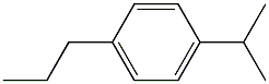 1-Propyl-4-isopropylbenzene Struktur