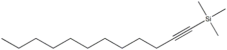 1-Dodecynyltrimethylsilane Struktur