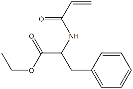 2-(Acryloylamino)-3-phenylpropanoic acid ethyl ester Struktur