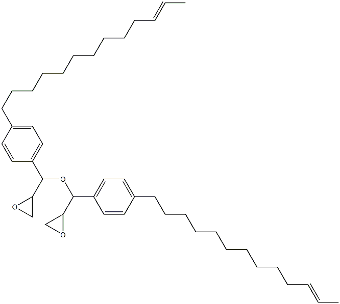 4-(11-Tridecenyl)phenylglycidyl ether Struktur