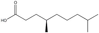 [R,(-)]-4,8-Dimethylnonanoic acid Struktur