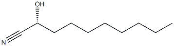 (2R)-2-Hydroxydecanenitrile Struktur