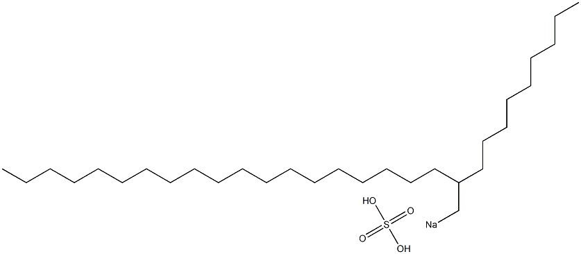 Sulfuric acid 2-nonylhenicosyl=sodium salt Struktur