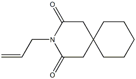 3-Allyl-3-azaspiro[5.5]undecane-2,4-dione Struktur