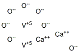 Calcium vanadium(V) oxide Struktur