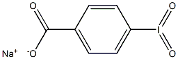 4-Iodylbenzoic acid sodium salt Struktur