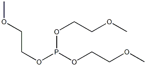 Phosphorous acid tris(2-methoxyethyl) ester Struktur