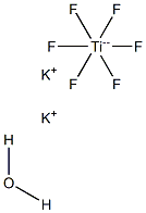 Potassium hexafluorotitanate(IV) hydrate Struktur