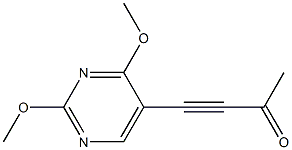 5-(3-Oxo-1-butynyl)-2,4-dimethoxypyrimidine Struktur