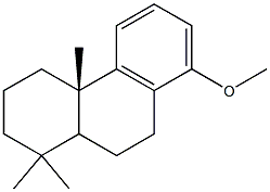 14-Methoxypodocarpa-8,11,13-triene Struktur