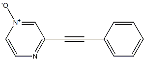 3-(Phenylethynyl)-1-pyrazinium-1-olate Struktur