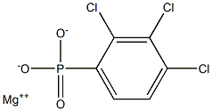 2,3,4-Trichlorophenylphosphonic acid magnesium salt Struktur