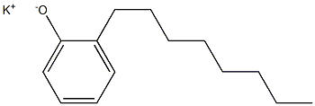 Potassium 2-octylphenolate Struktur