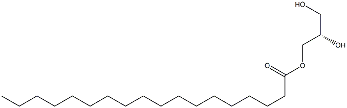 Stearic acid (S)-2,3-dihydroxypropyl ester Struktur