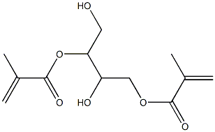 1,2,3,4-Butanetetrol 1,3-bismethacrylate Struktur