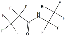 N-(2-Bromo-1,1,2,2-tetrafluoroethyl)pentafluoropropanamide Struktur