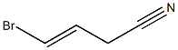 (E)-4-Bromo-3-butenonitrile Struktur